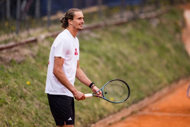MUNICH, GERMANY - APRIL 13: Training of Alexander Zverev (GER) during the BMW Open by Bitpanda at MTTC Iphitos on April 13, 2026 in Munich, Germany. Bavaria Germany Copyright: xSteffiexWunderlx