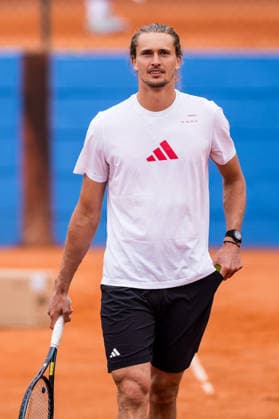 MUNICH, GERMANY - APRIL 13: Training of Alexander Zverev (GER) during the BMW Open by Bitpanda at MTTC Iphitos on April 13, 2026 in Munich, Germany. Bavaria Germany Copyright: xSteffiexWunderlx