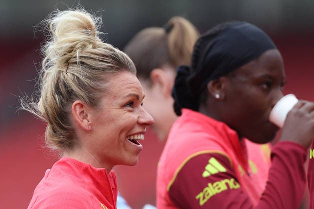 Linda Dallmann , Frauen-Nationalmannschaft Abschlusstraining , vor dem Spiel WM Qualifikation Deutschland-Österreich , Fußball , Frauen , in den Max Morlock Stadion, in Nürnberg , Bayern , Deutschland. April 13 , 2026 . Photo by: Davide Elias IPA Photo Pressefoto DENL Copyright: xDavidexEliasx