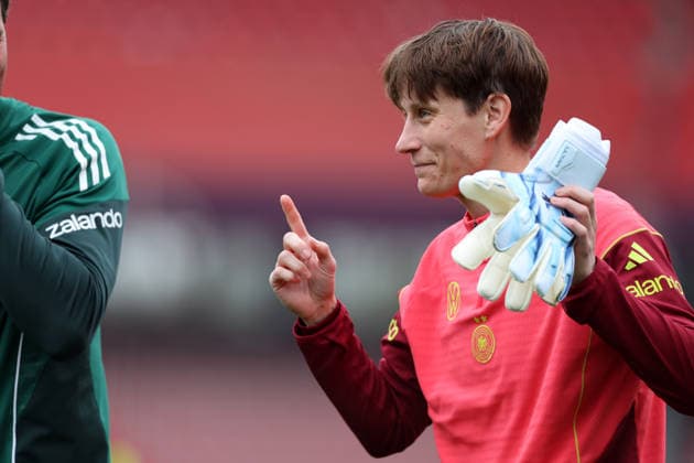 Ann-Katrin Berger , Frauen-Nationalmannschaft Abschlusstraining , vor dem Spiel WM Qualifikation Deutschland-Österreich , Fußball , Frauen , in den Max Morlock Stadion, in Nürnberg , Bayern , Deutschland. April 13 , 2026 . Photo by: Davide Elias IPA Photo Pressefoto DENL Copyright: xDavidexEliasx