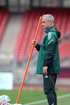 Christian Wück Trainer DFB , Frauen-Nationalmannschaft Abschlusstraining , vor dem Spiel WM Qualifikation Deutschland-Österreich , Fußball , Frauen , in den Max Morlock Stadion, in Nürnberg , Bayern , Deutschland. April 13 , 2026 . Photo by: Davide Elias IPA Photo Pressefoto DENL Copyright: xDavidexEliasx
