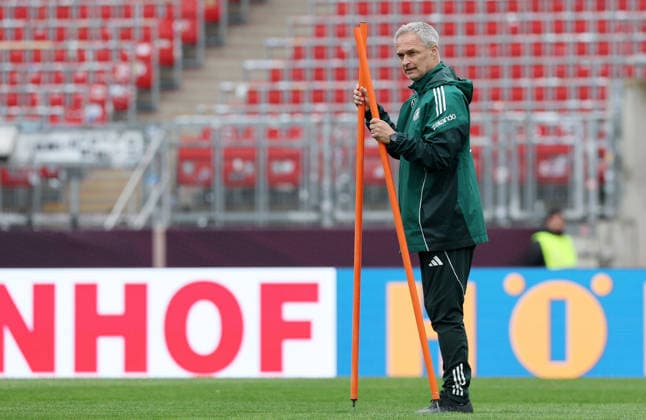 Christian Wück Trainer DFB , Frauen-Nationalmannschaft Abschlusstraining , vor dem Spiel WM Qualifikation Deutschland-Österreich , Fußball , Frauen , in den Max Morlock Stadion, in Nürnberg , Bayern , Deutschland. April 13 , 2026 . Photo by: Davide Elias IPA Photo Pressefoto DENL Copyright: xDavidexEliasx
