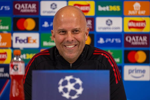 Football - UEFA Champions League - Quarter-Final - 2nd Leg - Liverpool FC v Paris Saint-Germain FC - MD-1 LIVERPOOL, ENGLAND - Monday, April 13, 2026: Liverpool s head coach Arne Slot during a press conference, PK, Pressekonferenz at Anfield ahead of the UEFA Champions League Quarter-Final 2nd Leg game between Liverpool FC and Paris Saint-Germain FC. (Photo by David Rawcliffe Propaganda) LIVERPOOL Anfield MERSEYSIDE ENGLAND  Copyright: xDavidxRawcliffex P2026-04-13-Liverpool_PSG_MD-1-95