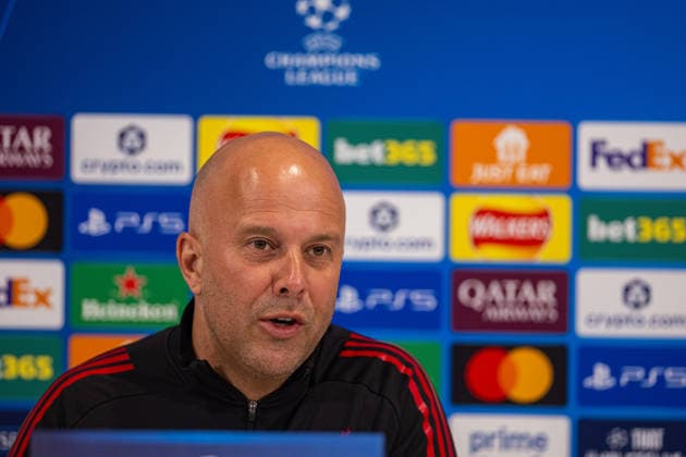 Football - UEFA Champions League - Quarter-Final - 2nd Leg - Liverpool FC v Paris Saint-Germain FC - MD-1 LIVERPOOL, ENGLAND - Monday, April 13, 2026: Liverpool s head coach Arne Slot during a press conference, PK, Pressekonferenz at Anfield ahead of the UEFA Champions League Quarter-Final 2nd Leg game between Liverpool FC and Paris Saint-Germain FC. (Photo by David Rawcliffe Propaganda) LIVERPOOL Anfield MERSEYSIDE ENGLAND  Copyright: xDavidxRawcliffex P2026-04-13-Liverpool_PSG_MD-1-93