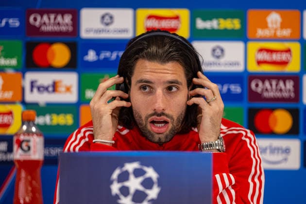 Football - UEFA Champions League - Quarter-Final - 2nd Leg - Liverpool FC v Paris Saint-Germain FC - MD-1 LIVERPOOL, ENGLAND - Monday, April 13, 2026: Liverpool s Dominik Szoboszlai during a press conference, PK, Pressekonferenz at Anfield ahead of the UEFA Champions League Quarter-Final 2nd Leg game between Liverpool FC and Paris Saint-Germain FC. (Photo by David Rawcliffe Propaganda) LIVERPOOL Anfield MERSEYSIDE ENGLAND  Copyright: xDavidxRawcliffex P2026-04-13-Liverpool_PSG_MD-1-66