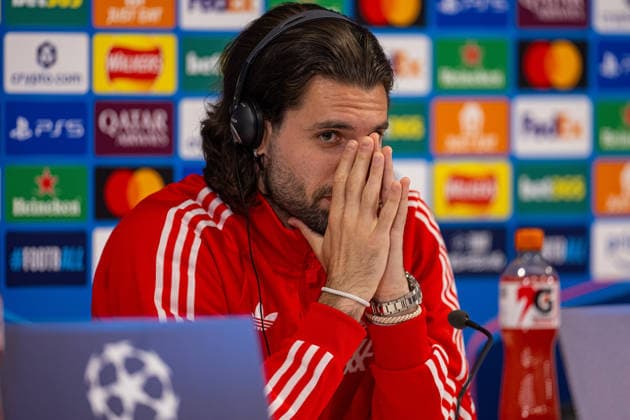 Football - UEFA Champions League - Quarter-Final - 2nd Leg - Liverpool FC v Paris Saint-Germain FC - MD-1 LIVERPOOL, ENGLAND - Monday, April 13, 2026: Liverpool s Dominik Szoboszlai during a press conference, PK, Pressekonferenz at Anfield ahead of the UEFA Champions League Quarter-Final 2nd Leg game between Liverpool FC and Paris Saint-Germain FC. (Photo by David Rawcliffe Propaganda) LIVERPOOL Anfield MERSEYSIDE ENGLAND  Copyright: xDavidxRawcliffex P2026-04-13-Liverpool_PSG_MD-1-80