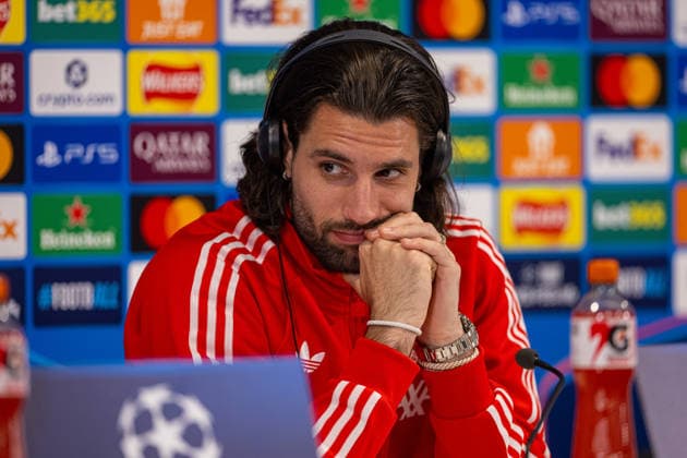 Football - UEFA Champions League - Quarter-Final - 2nd Leg - Liverpool FC v Paris Saint-Germain FC - MD-1 LIVERPOOL, ENGLAND - Monday, April 13, 2026: Liverpool s Dominik Szoboszlai during a press conference, PK, Pressekonferenz at Anfield ahead of the UEFA Champions League Quarter-Final 2nd Leg game between Liverpool FC and Paris Saint-Germain FC. (Photo by David Rawcliffe Propaganda) LIVERPOOL Anfield MERSEYSIDE ENGLAND  Copyright: xDavidxRawcliffex P2026-04-13-Liverpool_PSG_MD-1-81