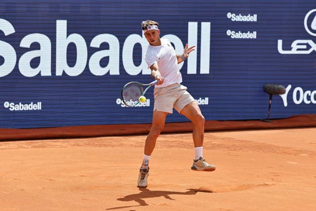 Tomas Martin Etcheverry (ARG), APRIL13, 2026 - Tennis : Etcheverry during singles 1st round match against Jack Draper on the Barcelona Open Banc Sabadell tennis tournament at the Real Club de Tenis de Barcelona in Barcelona, Spain. Noxthirdxpartyxsales  aflo_326841432