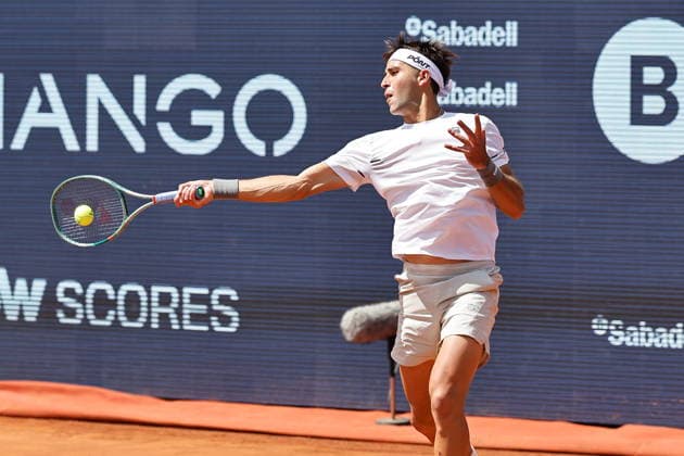Tomas Martin Etcheverry (ARG), APRIL13, 2026 - Tennis : Etcheverry during singles 1st round match against Jack Draper on the Barcelona Open Banc Sabadell tennis tournament at the Real Club de Tenis de Barcelona in Barcelona, Spain. Noxthirdxpartyxsales  aflo_326841477