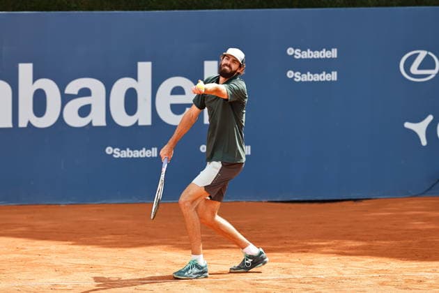 Reilly Opelka (USA), APRIL13, 2026 - Tennis : Opelka during singles 1st round match against Ethan Quinn on the Barcelona Open Banc Sabadell tennis tournament at the Real Club de Tenis de Barcelona in Barcelona, Spain. Noxthirdxpartyxsales  aflo_326842693