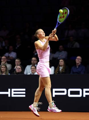 13 04 2026, Germany, Stuttgart, Tennis Porsche Tennis Grand Prix, Porsche One Point Challenge, Eva Bennemann GER