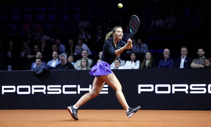 13 04 2026, Germany, Stuttgart, Tennis Porsche Tennis Grand Prix, Porsche One Point Challenge, Jasmine Paolini ITA