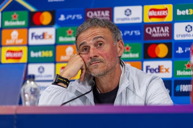 Football, CL, Paris St Germain, Press conference
