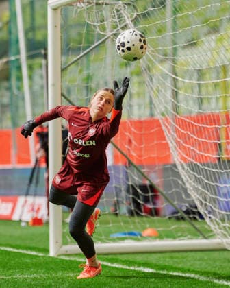 13.04.2026 GDANSK, STADION POLSAT ARENA , PILKA NOZNA KOBIET ( WOMEN S FOOTBALL) KONFERENCJA I OFICJALNY TRENING REPREZENTACJI POLSKI KOBIET W PILCE NOZNEJ NZ. OLIWIA SZPERKOWSKA FOTO RADOSLAW JOZWIAK CYFRASPORT NEWSPIX.PL --- Newspix.pl  RA2_3880