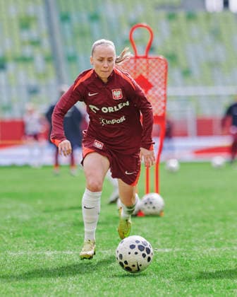 13.04.2026 GDANSK, STADION POLSAT ARENA , PILKA NOZNA KOBIET ( WOMEN S FOOTBALL) KONFERENCJA I OFICJALNY TRENING REPREZENTACJI POLSKI KOBIET W PILCE NOZNEJ NZ. KLAUDIA JEDLINSKA FOTO RADOSLAW JOZWIAK CYFRASPORT NEWSPIX.PL --- Newspix.pl  RA2_3957