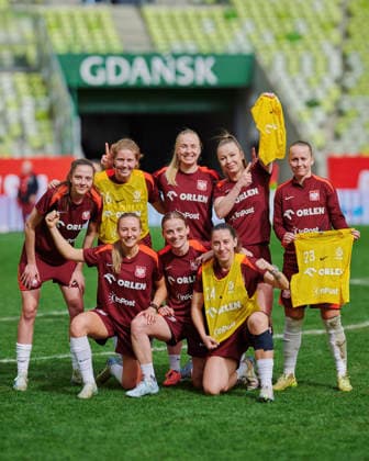 13.04.2026 GDANSK, STADION POLSAT ARENA , PILKA NOZNA KOBIET ( WOMEN S FOOTBALL) KONFERENCJA I OFICJALNY TRENING REPREZENTACJI POLSKI KOBIET W PILCE NOZNEJ NZ. PATRYCJA SARAPATA MILENA KOKOSZ EWELINA KAMCZYK WIKTORIA ZIENIEWICZ WIKTORIA ZIENIEWICZ PAULINA DUDEK KLAUDIA JEDLINSKA FOTO RADOSLAW JOZWIAK CYFRASPORT NEWSPIX.PL --- Newspix.pl  RA2_4007