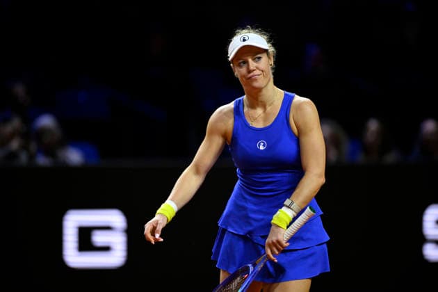 Laura Siegemund GER disappointed Tennis Womens Porsche Cup Porsche Tennis Grand Prix GP Stuttgart 2026 Porsche Arena 11 19 04 2026 DFL REGULATIONS PROHIBIT ANY USE OF PHOTOGRAPHS AS IMAGE SEQUENCES AND OR QUASI VIDEO Tennis Womens Porsche Cup Porsche Tennis Grand Prix GP Stuttgart 2026