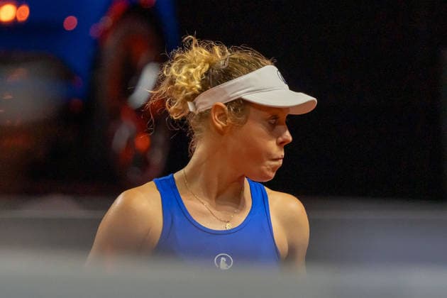 Laura Siegemund GER in picture, disappointed, GER, Laura Siegemund vs Wiktorija Tomowa, Tennis, ATP Tournament, WTA 500, Porsche Tennis Grand Prix, 13 04 2026, GER, Laura Siegemund vs Wiktorija Tomowa, Tennis, ATP Tournament, WTA 500, Porsche Tennis Grand Prix, 13 04 2026, Stuttgart Copyright: xEibner-Pressefoto EdwardxCheungx EP_ECG