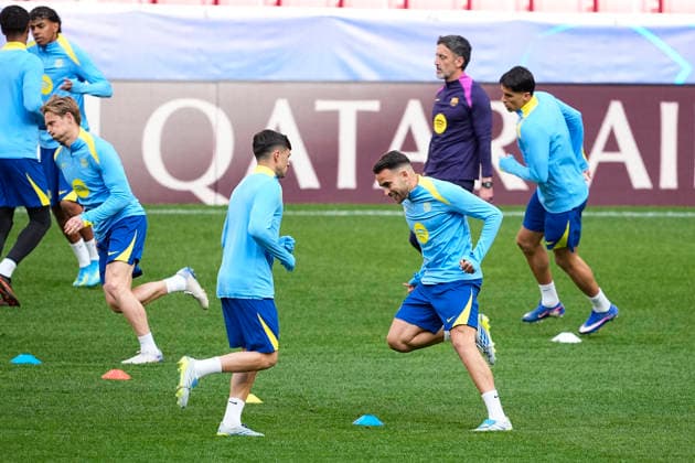 April 13, 2026, Madrid, Madrid, Spain: Eric Garcia during the training day of FC Barcelona, Barca ahead the UEFA Champions League 2025 26 Quarter-Final Second Leg match against Atletico de Madrid at Riyadh Air Metropolitano on April 13, 2026, in Madrid, Spain. Madrid Spain - ZUMAa181 20260413_zaa_a181_319 Copyright: xOscarxJ.xBarrosox