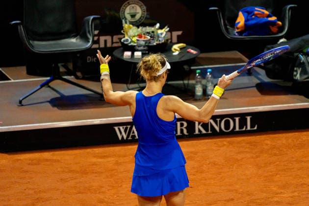 Laura Siegemund GER on the ball, GER, Laura Siegemund vs Wiktorija Tomowa, Tennis, ATP Tournament, WTA 500, Porsche Tennis Grand Prix, 13 04 2026, GER, Laura Siegemund vs Wiktorija Tomowa, Tennis, ATP Tournament, WTA 500, Porsche Tennis Grand Prix, 13 04 2026, Stuttgart Copyright: xEibner-Pressefoto EdwardxCheungx EP_ECG