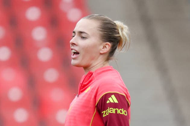 13 04 2026, xgrfx, Football DFB Media Dates, German Womens National Team Press Conference and Final Training v l Laura Freigang German Womens National Team DFL DFB REGULATIONS PROHIBIT ANY USE OF PHOTOGRAPHS as IMAGE SEQUENCES and or QUASI VIDEO Nuremberg