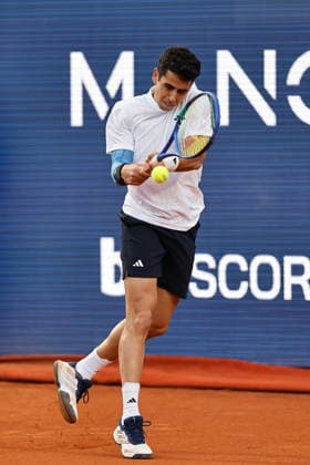 Jaume Munar (ESP), APRIL13, 2026 - Tennis : Munar during singles 1st round match against Rafael Jodar on the Barcelona Open Banc Sabadell tennis tournament at the Real Club de Tenis de Barcelona in Barcelona, Spain. Noxthirdxpartyxsales  aflo_326874855