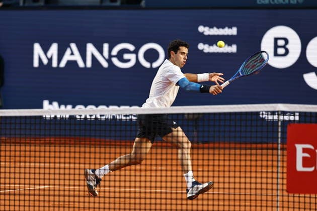 Jaume Munar (ESP), APRIL13, 2026 - Tennis : Munar during singles 1st round match against Rafael Jodar on the Barcelona Open Banc Sabadell tennis tournament at the Real Club de Tenis de Barcelona in Barcelona, Spain. Noxthirdxpartyxsales  aflo_326874909