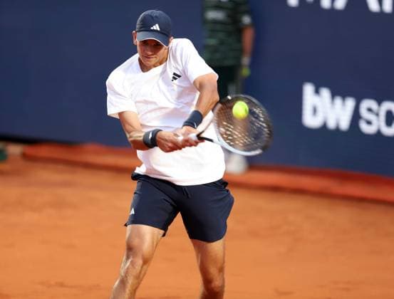 April 13, 2026, Sabadell, Barcelona, Spain: Barcelona Spain 13.04.2026 Rafa Jodar (Spain) control the ball in the match between Rafa Jodar (Spain) and Jaume Munar (Spain) during the Day 3 of the Barcelona Open Banc Sabadell Godo on 13 April 2026 in Barcelona. Tennis 2026: Barcelona Open  - ZUMAu50_ 20260413_zsp_u50_023 Copyright: xXavixUrgelesx