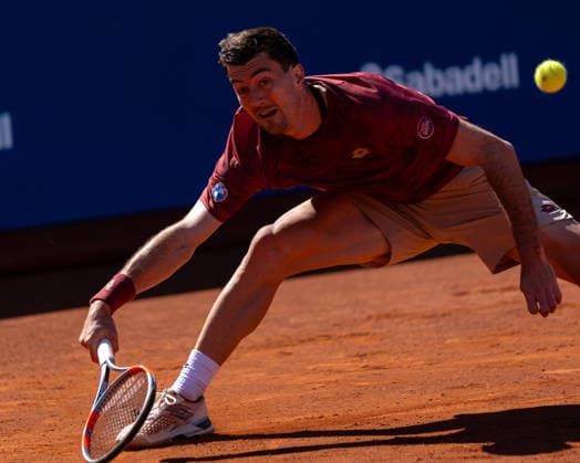 Barcelona Open Banc Sabadell - 73 Conde de Godo Trophy - R32 in Barcelona, Spain, 14, April, 2026. R32 of Barcelona Open Banc Sabadell match between Alex de Minaur (AUS) and Sebastian Ofner (AUT) in Reial Club de Tennis Barcelona, Barcelona, Spain, on April 14, 2026. Barcelona Reial Club de Tennis Barcelona Barcelona Spain