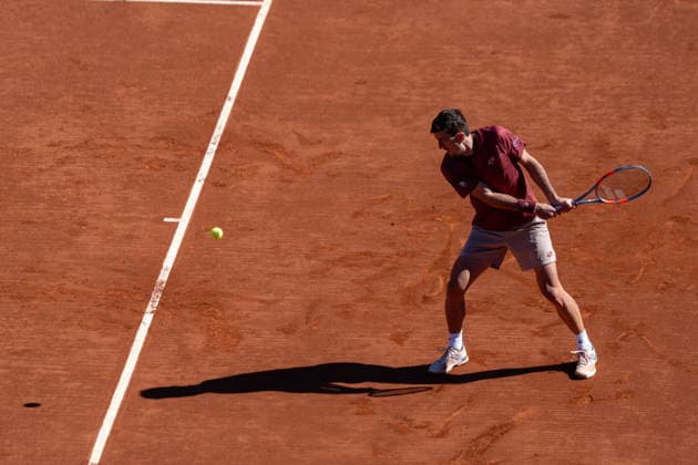 Barcelona Open Banc Sabadell - 73 Conde de Godo Trophy - R32 in Barcelona, Spain, 14, April, 2026. R32 of Barcelona Open Banc Sabadell match between Alex de Minaur (AUS) and Sebastian Ofner (AUT) in Reial Club de Tennis Barcelona, Barcelona, Spain, on April 14, 2026. Barcelona Reial Club de Tennis Barcelona Barcelona Spain