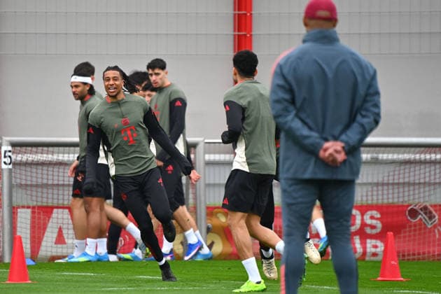 Alphonso DAVIES Bayern Muenchen final training on 14 04 2026 Football Champions League,season 2025 26, quarterfinals FC Bayern Muenchen Real Madrid on 15 04 2026 A L L I A N Z A R E N A Â