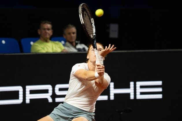 Ella Seidel GER , GER, Elise Mertens vs Ella Seidel, Tennis, ATP Tournament, WTA 500, Porsche Tennis Grand Prix, 14 04 2026, GER, Elise Mertens vs Ella Seidel, Tennis, ATP Tournament, WTA 500, Porsche Tennis Grand Prix, 14 04 2026, Stuttgart Copyright: xEibner-Pressefoto EdwardxCheungx EP_ECG