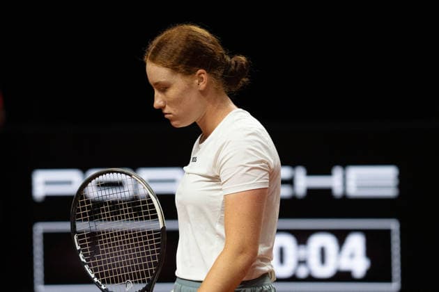 Ella Seidel GER , disappointed GER, Elise Mertens vs Ella Seidel, Tennis, ATP Tournament, WTA 500, Porsche Tennis Grand Prix, 14 04 2026, GER, Elise Mertens vs Ella Seidel, Tennis, ATP Tournament, WTA 500, Porsche Tennis Grand Prix, 14 04 2026, Stuttgart Copyright: xEibner-Pressefoto EdwardxCheungx EP_ECG