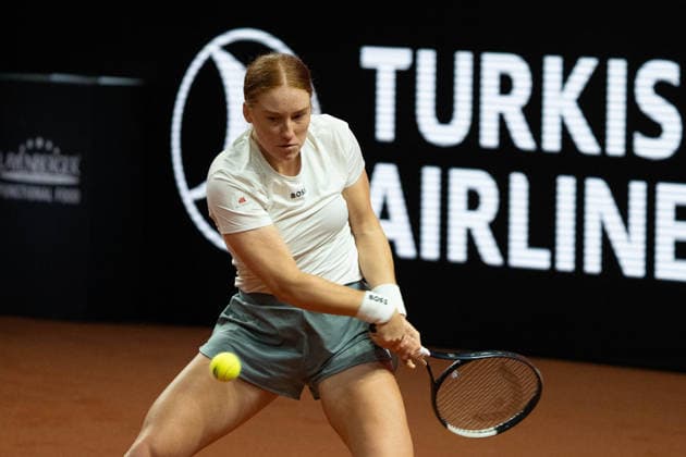 Ella Seidel GER , GER, Elise Mertens vs Ella Seidel, Tennis, ATP Tournament, WTA 500, Porsche Tennis Grand Prix, 14 04 2026, GER, Elise Mertens vs Ella Seidel, Tennis, ATP Tournament, WTA 500, Porsche Tennis Grand Prix, 14 04 2026, Stuttgart Copyright: xEibner-Pressefoto EdwardxCheungx EP_ECG