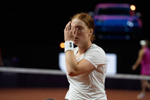 Ella Seidel GER , GER, Elise Mertens vs Ella Seidel, Tennis, ATP Tournament, WTA 500, Porsche Tennis Grand Prix, 14 04 2026, GER, Elise Mertens vs Ella Seidel, Tennis, ATP Tournament, WTA 500, Porsche Tennis Grand Prix, 14 04 2026, Stuttgart Copyright: xEibner-Pressefoto EdwardxCheungx EP_ECG