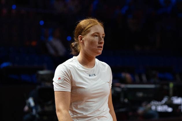 Ella Seidel GER , GER, Elise Mertens vs Ella Seidel, Tennis, ATP Tournament, WTA 500, Porsche Tennis Grand Prix, 14 04 2026, GER, Elise Mertens vs Ella Seidel, Tennis, ATP Tournament, WTA 500, Porsche Tennis Grand Prix, 14 04 2026, Stuttgart Copyright: xEibner-Pressefoto EdwardxCheungx EP_ECG