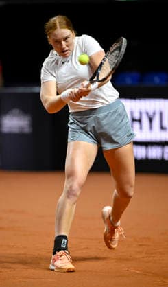 Ella Seidel GER Action Tennis Ladies Porsche Cup Porsche Tennis Grand Prix GP Stuttgart 2026 Porsche Arena 11 19 04 2026 DFL REGULATIONS PROHIBIT ANY USE OF PHOTOGRAPHS AS IMAGE SEQUENCES AND OR QUASI VIDEO Tennis Ladies Porsche Cup Porsche Tennis Grand Prix GP Stuttgart 2026