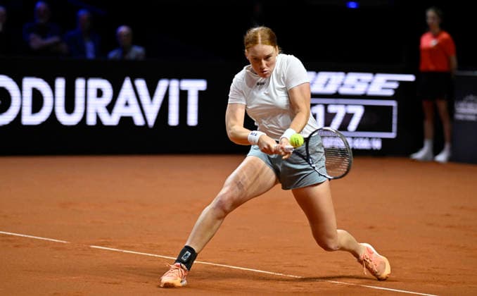 Ella Seidel GER Action Tennis Ladies Porsche Cup Porsche Tennis Grand Prix GP Stuttgart 2026 Porsche Arena 11 19 04 2026 DFL REGULATIONS PROHIBIT ANY USE OF PHOTOGRAPHS AS IMAGE SEQUENCES AND OR QUASI VIDEO Tennis Ladies Porsche Cup Porsche Tennis Grand Prix GP Stuttgart 2026