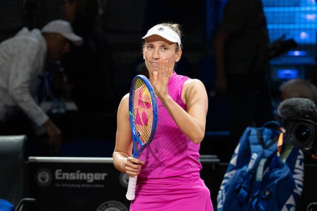Elise Mertens BEL , Jubilation, Joy, GER, Elise Mertens vs Ella Seidel, Tennis, ATP Tournament, WTA 500, Porsche Tennis Grand Prix, 14 04 2026, GER, Elise Mertens vs Ella Seidel, Tennis, ATP Tournament, WTA 500, Porsche Tennis Grand Prix, 14 04 2026, Stuttgart Copyright: xEibner-Pressefoto EdwardxCheungx EP_ECG