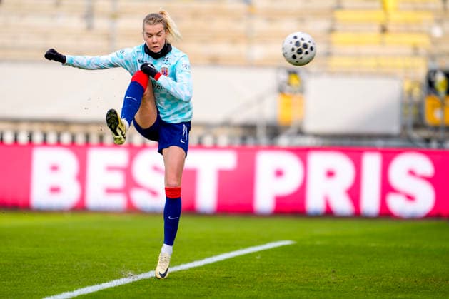 Women s international football match Norway Slovenia Lillestrom 20260414 Norway s Ada Hegerberg before the Women s World Cup qualifying match between Norway and Slovenia at Arasen Stadium Photo Lise Aserud NTB Lillestrom Norway EDITORIAL USE ONLY RESTRICTED USE FOR BETTING COMPANIES  Copyright: xLisexAserudx xNTBx