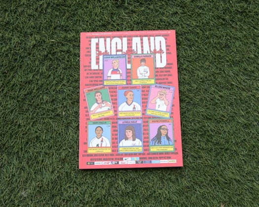 LONDON, ENGLAND - APRIL 14: General view of the front cover of the match programme before the 2027 FIFA Womens World Cup Qualifier match between England and Spain at Wembley Stadium on April 14, 2026 in London, England.  Copyright: xJayxPatel SPPx Sportspressphoto_SPR129147