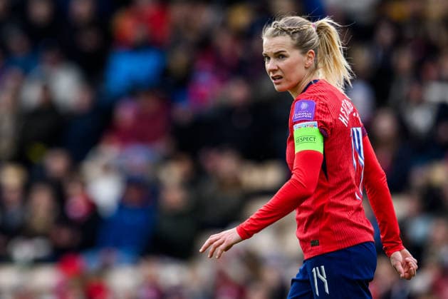 260414 Ada Hegerberg of Norway during the FIFA Women s World Cup Qualifier football match between Norway and Slovenia on April 14, 2026 in Lillestrom Photo Vegard Grott BILDBYRAN kod VG VG0919 bbeng fotball soccer football fotboll fifa world cup qualifiers vm kvalifisering kvinner vm kvalik landskamp dam norge norway slovenien slovenia  Copyright: VEGARDxGRoTT BB260414VG016