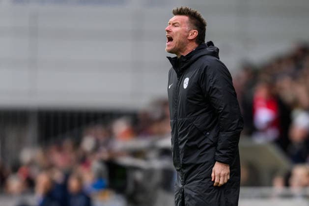 260414 Head coach Sasa Kolman of Slovenia during the FIFA Women s World Cup Qualifier football match between Norway and Slovenia on April 14, 2026 in Lillestrom Photo Marius Simensen BILDBYRAN COP 238 VG0919 bbeng fotball soccer football fotboll fifa world cup qualifiers vm kvalifisering kvinner vm kvalik landskamp dam norge norway slovenien slovenia  Copyright: MARIUSxSIMENSEN BB260414BB393