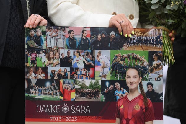 Sarah Dabritz , WM Frauen Qualifikation , Deutschland-Österreich , Fußball , Frauen , in den Max Morlock Stadion, in Nürnberg , Bayern , Deutschland. April 14 , 2026 . Photo by: Davide Elias IPA Photo Pressefoto DENL Copyright: xDavidexEliasx