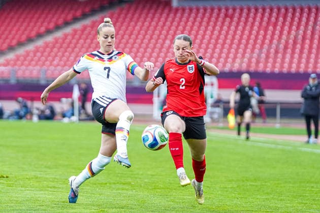 Football, Women, World Cup Quali, Germany - Austria