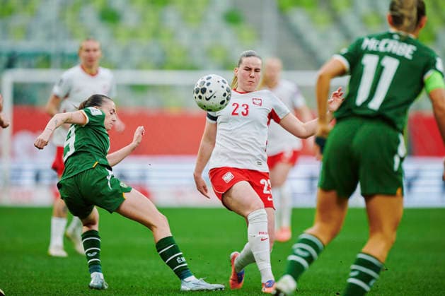 14.04.2026 GDANSK, STADION POLSAT ARENA , PILKA NOZNA KOBIET ( WOMEN S FOOTBALL) ELIMINACJE MISTRZOSTWA SWIATA KOBIET BRAZYLIA FIFA World Cup, WM, Weltmeisterschaft, Fussball 2027 ( FIFA WOMEN S WORLD CUP QUALIFICATION 2027 ) MECZ POLSKA - IRLANDIA ( GAME POLAND - IRELAND) NZ. ADRIANA ACHCINSKA FOTO RADOSLAW JOZWIAK CYFRASPORT NEWSPIX.PL --- Newspix.pl  RA2_4867