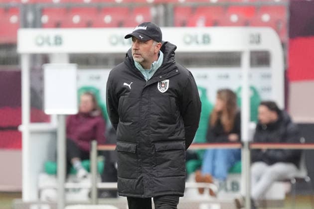 Coach Alexander Schriebl Austria Nuremberg 14 04 2026 Germany vs Austria, Max Morlock Stadium, Womens World Cup Qualification