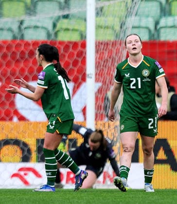 2027 FIFA Women s World Cup European Qualifiers, Polsat Plus Arena, Gdansk, Poland 14 4 2026 Poland vs Republic of Ireland WNT Ireland s Emily Murphy dejected after conceding Emily Murphy dejected after conceding 14 4 2026  Copyright: x INPHO RyanxByrnex RB1_4324