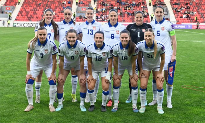 SERBIA vs ITALY TEAM SERBIA football Serbia vs Italy FIFA Women s World Cup 2027 qualifcations match at Dubocica stadium, Lekovac 14.04.2026. godine Foto: Nebojsa Parausic FOOTBALL, SERBIA, ITALY, FIFA WOMENS WORLD CUP QUALIFICATIONS MATCH Leskovac Dubocica stadium Serbia Copyright: xNebojsaxParausicx xMNxPressx