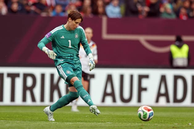 14 04 2026, xovx, Soccer Women World Cup Qualification, Germany Austria Ann Katrin Berger Germany , Freisteller Nürnberg Max Morlock Stadion Bayern Germany DE